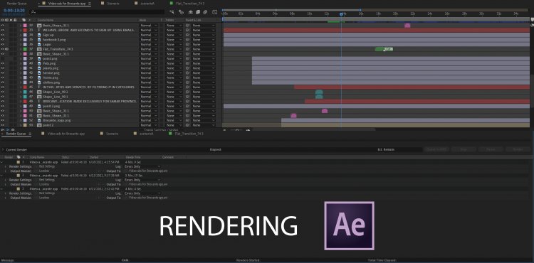 Few ways to speed up rendering in After Effects.